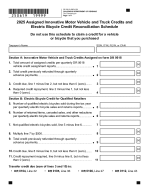 Colorado DR 0619 Form