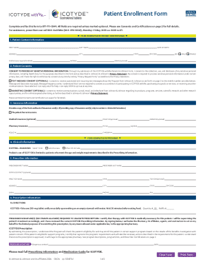 ICOTYDE Patient Enrollment Form