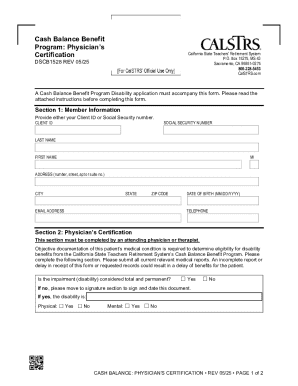 Physician Certification Form