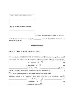 Illinois Warranty Deed
