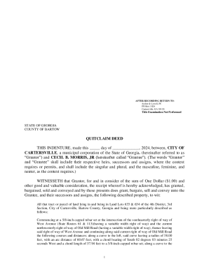 Georgia Quitclaim Deed