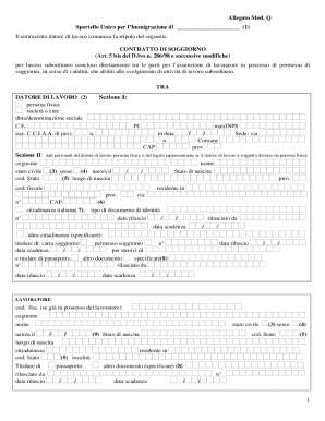 Italian Work Contract for Non-EU Workers