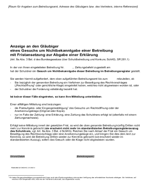 Swiss Non-Disclosure of Debt Collection Notice