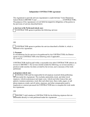 Independent Contractor Agreement