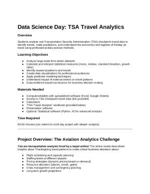 TSA Travel Analytics Project
