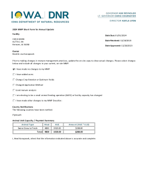 2024 Iowa Manure Management Plan Update Form