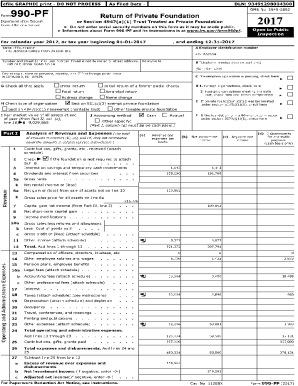 Form 990-PF Return of Private Foundation