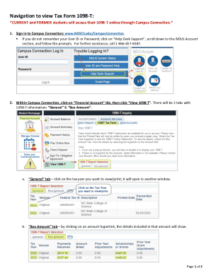 Form 1098-T Instructions