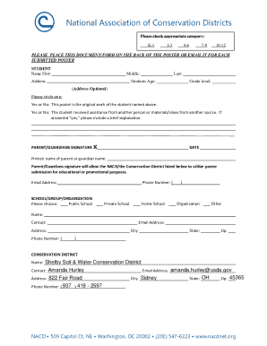 Student Poster Submission Form