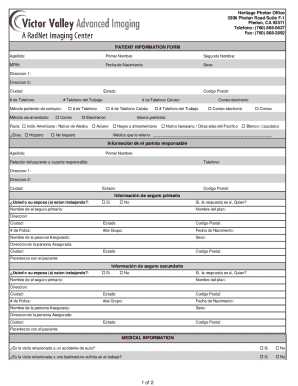 Patient Information Form