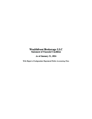 Wealthfront Brokerage Financial Statement