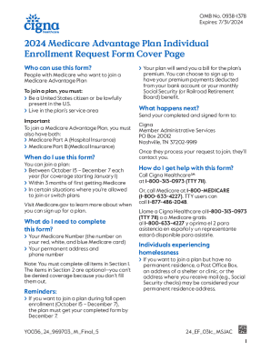 2024 Medicare Advantage Plan Enrollment Request Form