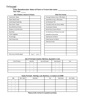 US Farm Income Tax Form