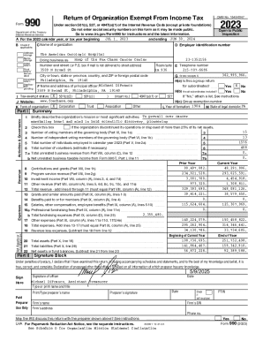 Form 990 Return of Organization Exempt From Income Tax