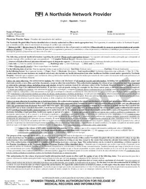 Authorization for Release of Medical Records