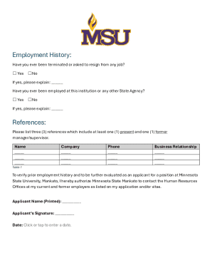 Employment Authorization Release Form