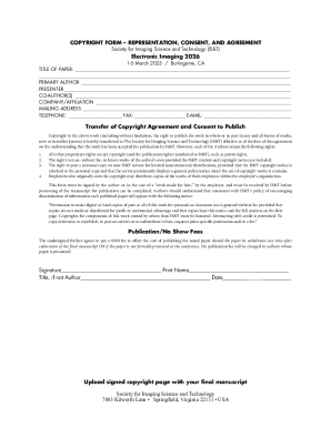 IS&T Copyright Agreement