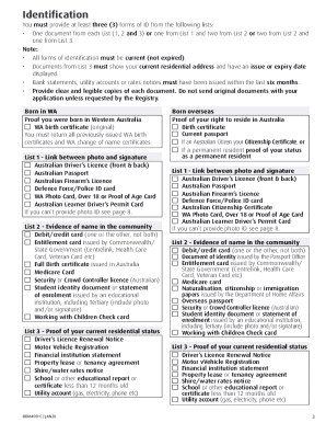 Western Australia Change of Name Application