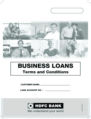 Business Loan Terms and Conditions