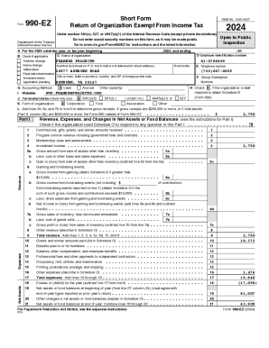 Form 990-EZ 2024