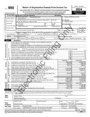 IRS Form 990 2024