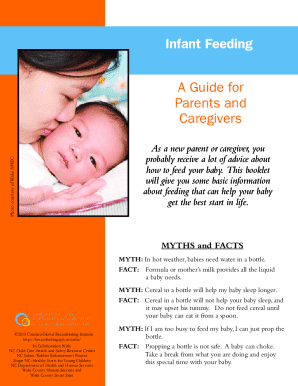 Infant Feeding Guide for Parents and Caregivers