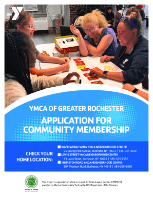 YMCA Community Membership Application