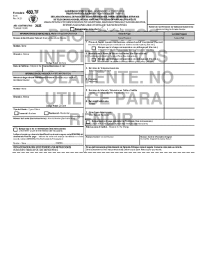 Puerto Rico Form 480.7F Annual Return
