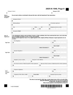 2025 IRS Form 1040
