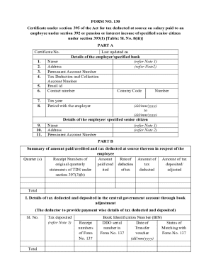 Form 130 Certificate for Tax Deducted at Source