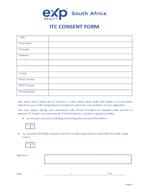 ITC Consent Form