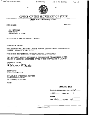 Illinois Foreign Corporation Annual Report