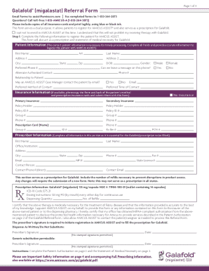 Galafold Referral Form