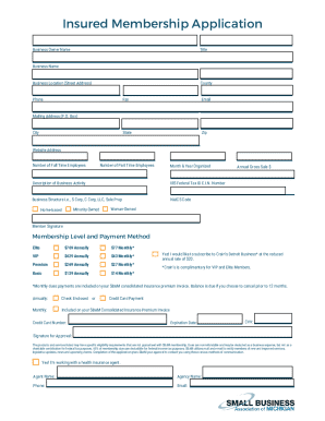 SBAM Membership Application