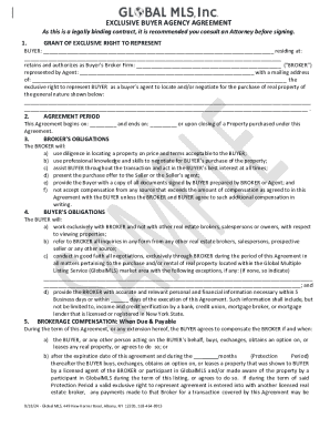 Exclusive Buyer Agency Agreement