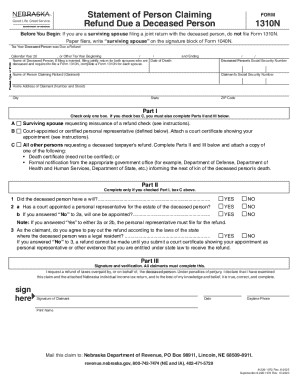 Nebraska Form 1310N