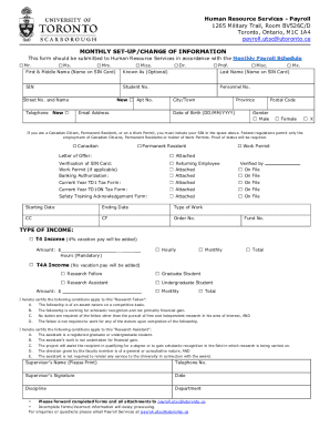 CUPE 3902 Unit 5 New Hire Payroll Setup Package