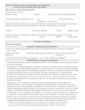 2026 Medicare Advantage Enrollment Form