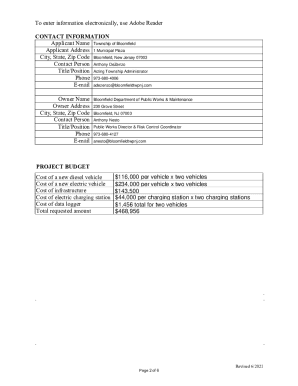 Grant Application Form