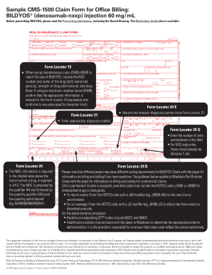 CMS-1500 Health Insurance Claim Form