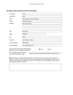 Common Data Set 2024-2025