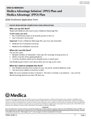 Medica Advantage Enrollment Application Form