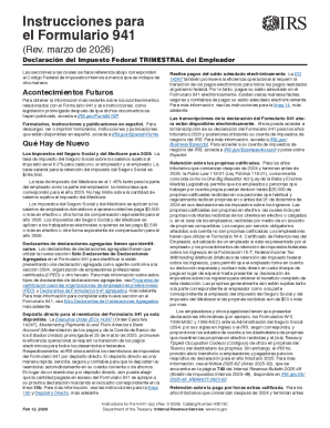 Form 941 Instructions