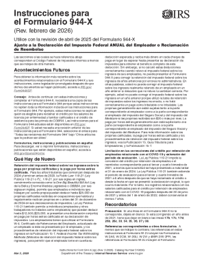 Form 944-X Instructions