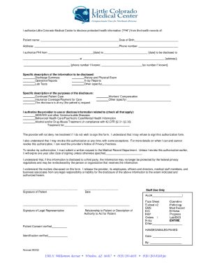 Medical Authorization Form