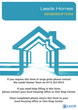 Leeds Homes Membership Form