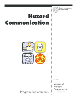 Texas Hazard Communication Program
