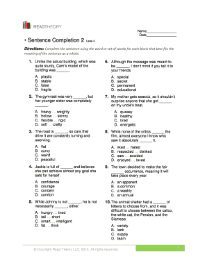 english for everyone sentence completion