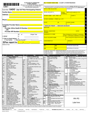 Allina Health Laboratory Bill