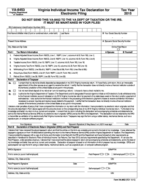 Virginia Individual Income Tax Declaration